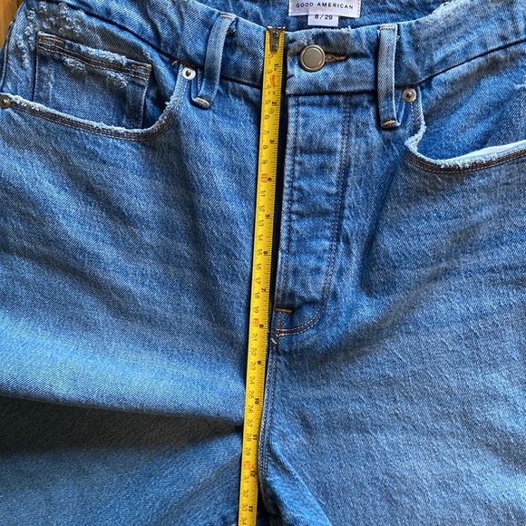 ✨BNWT: GOOD AMERICAN Women’s Good Boy Jeans- Size 8/29 - Picture 15 of 16